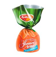 Конфета Звонкое лето с начинкой со вкусом абрикоса