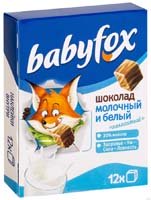 Шоколад молочный Babyfox с молочной начинкой
