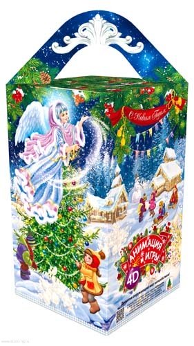 картинка Четырехгранка большая "Рождество"  магазин Одежда+ являющийся официальным дистрибьютором в России 