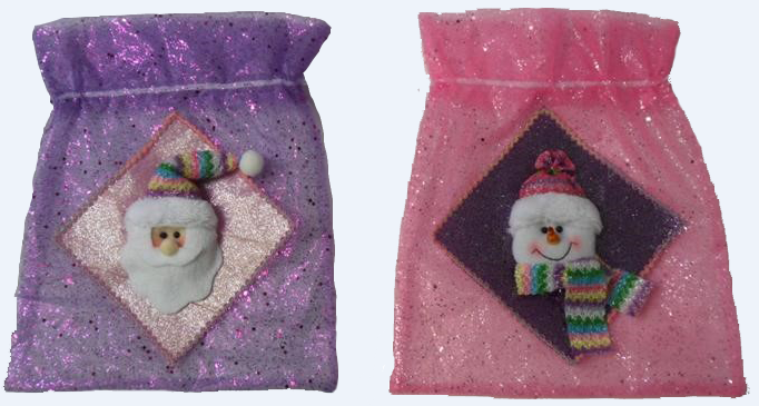 картинка Мешочек Морозик и Снеговик Органза от Экономного Деда Мороза