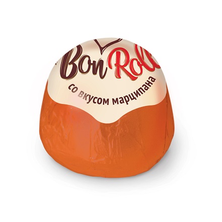 Конфета Bon Roll со вкусом марципана куполообразные