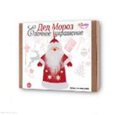 картинка Елочное украшение Дед Мороз магазин Одежда+ являющийся официальным дистрибьютором в России 