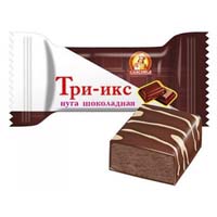 Конфета Три-икс глазированные