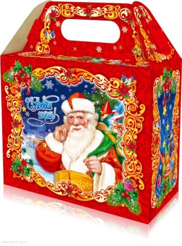 картинка Коробка “Новогоднее чудо” магазин Одежда+ являющийся официальным дистрибьютором в России 