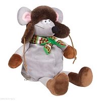 картинка Мышь в меховой шапке  ***ПРОДАНО*** от Экономного Деда Мороза